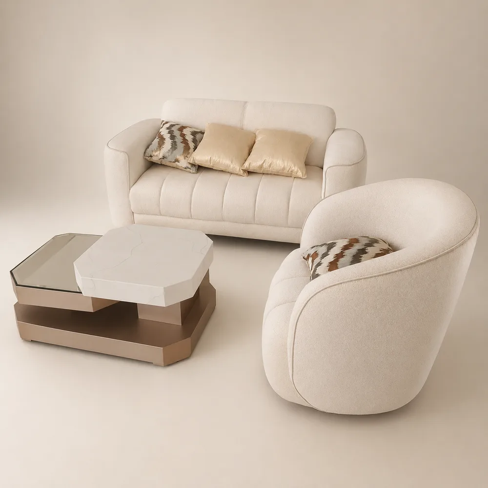 Sala STYLHOUSE, estilo catálogo blanco