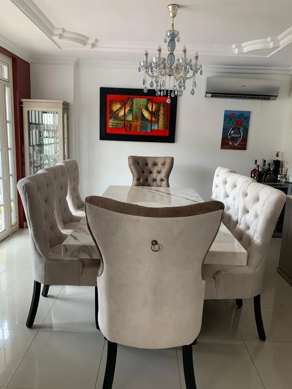 Comedor mesa mármol