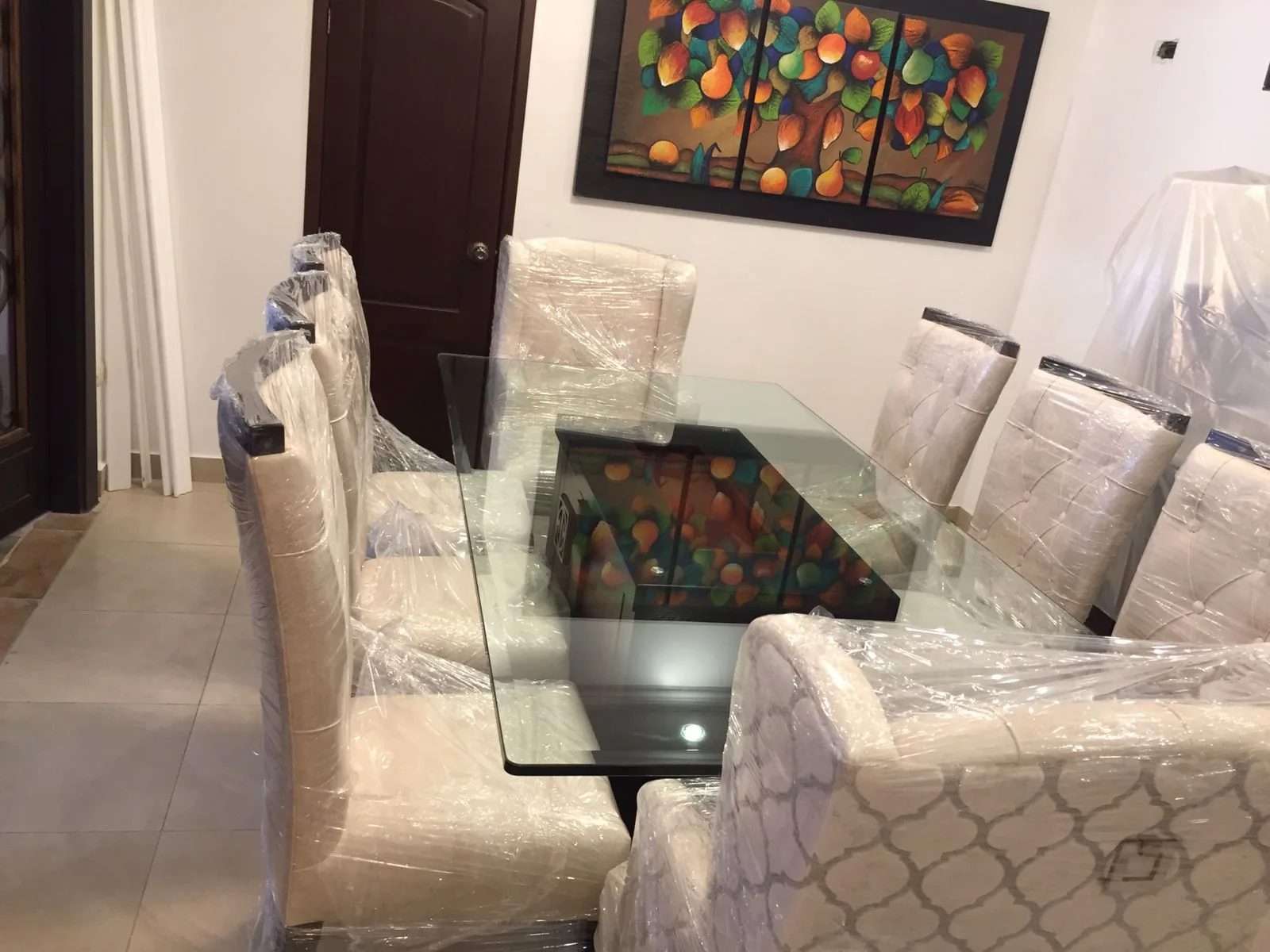 Comedor mesa mármol