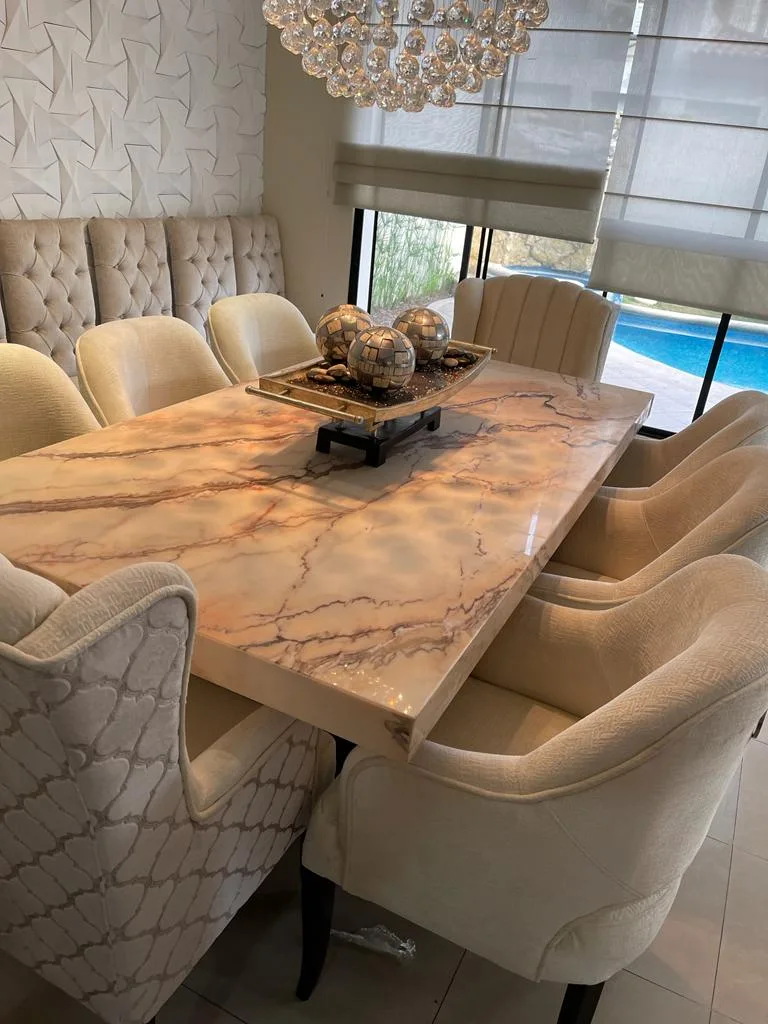 Comedor mesa mármol