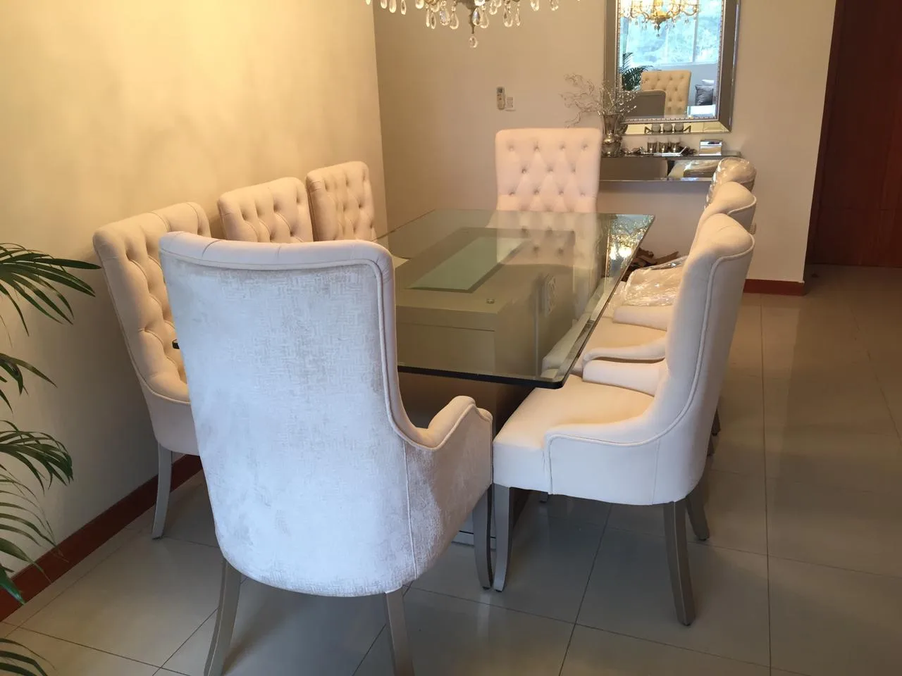 Comedor mesa vidrio