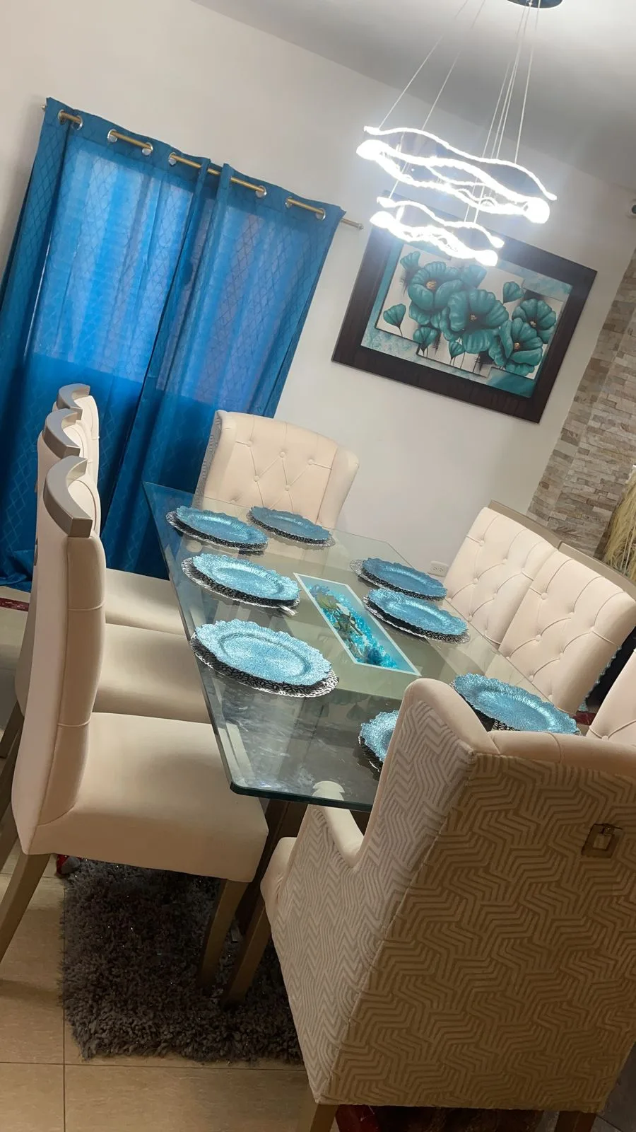 Comedor mesa vidrio