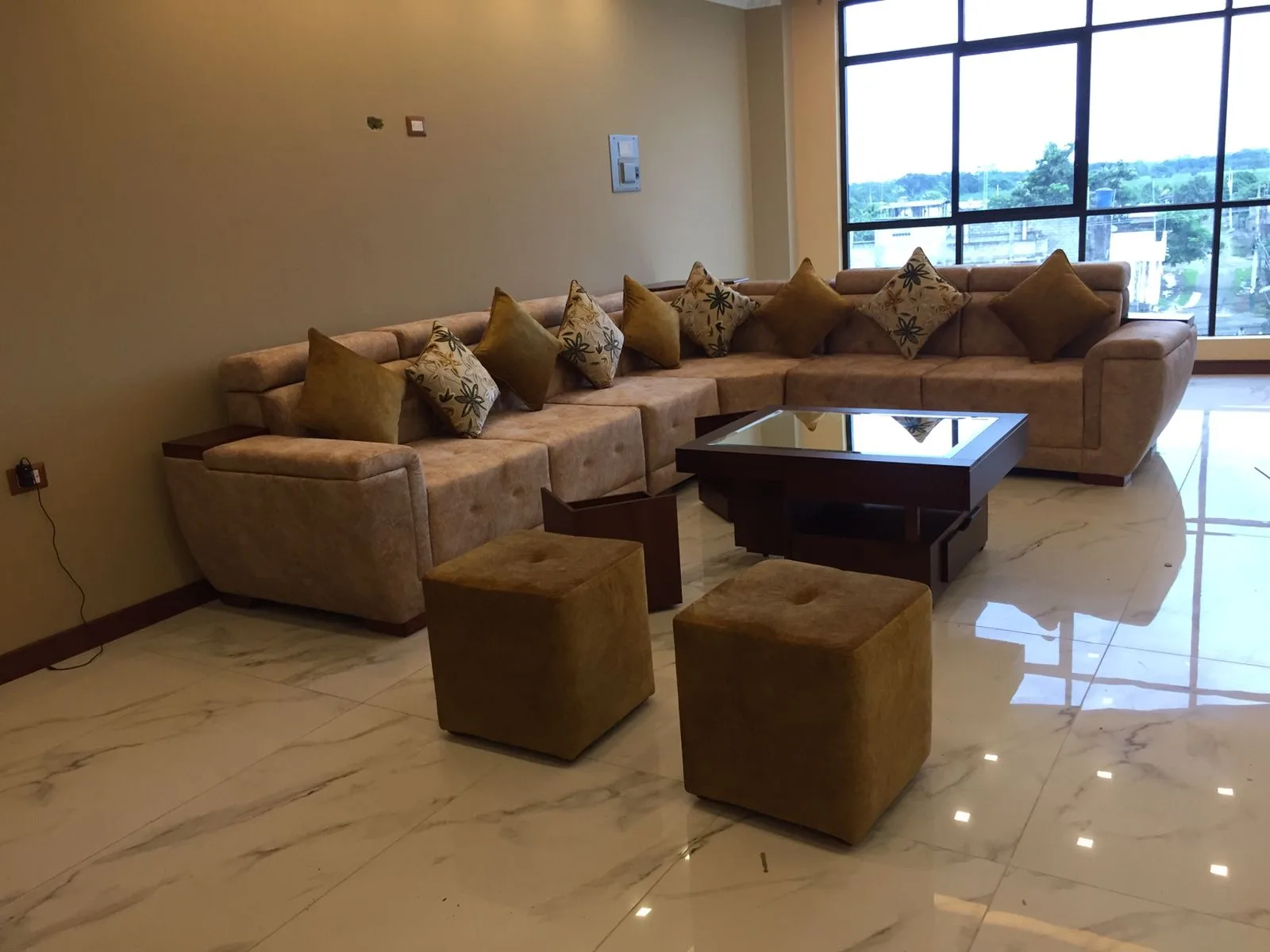 Sofá Modular ELITE Estructura de Madera Vista