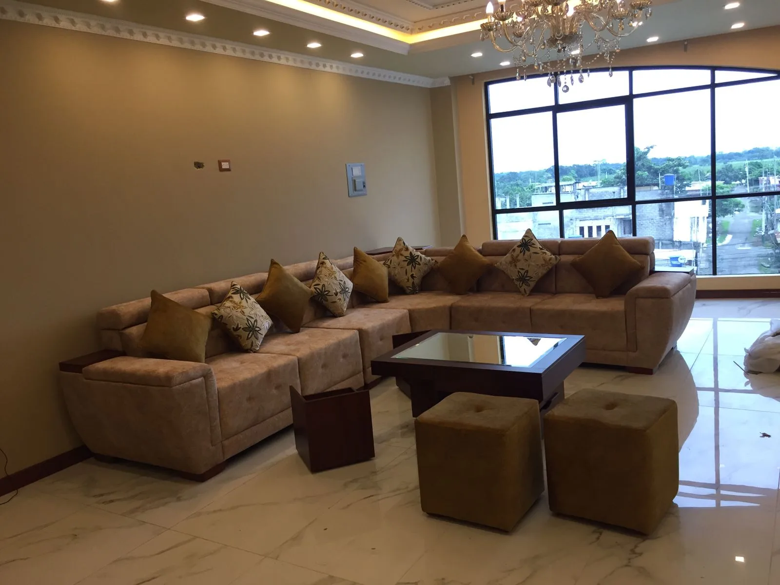 Sofá Modular ELITE Estructura de Madera Vista