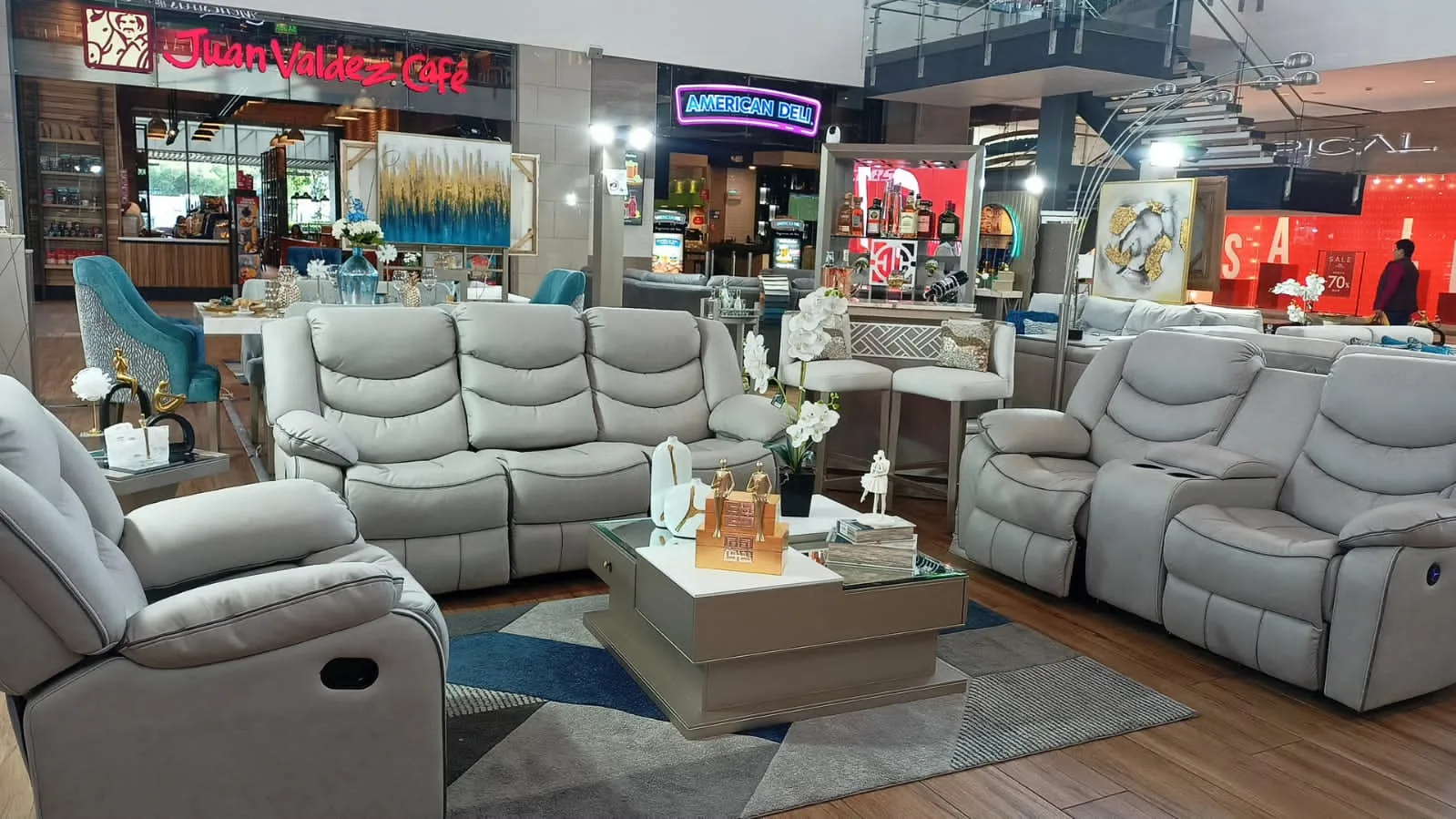 Sofá reclinable RELAX (juego 3 piezas)